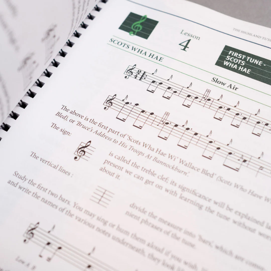 Highland Bagpipe Tutor Book 1 (Beginner)