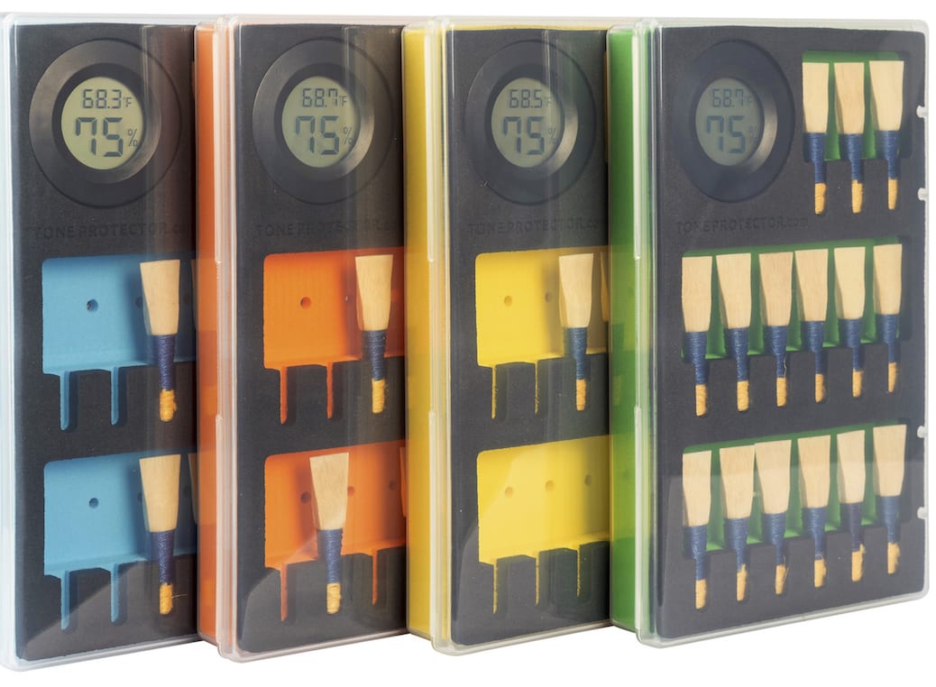 The Tone Protector™ Reed Case: Digital Reed Storage with Two-Way Humidity Control