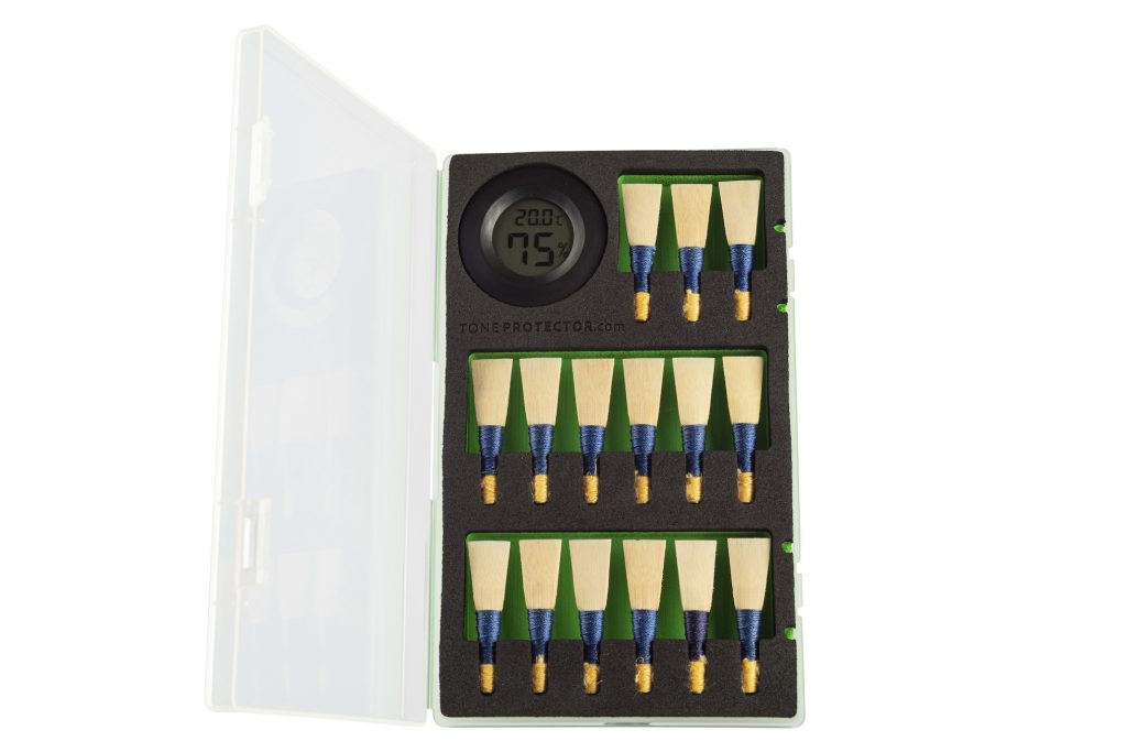 The Tone Protector™ Reed Case: Digital Reed Storage with Two-Way Humidity Control
